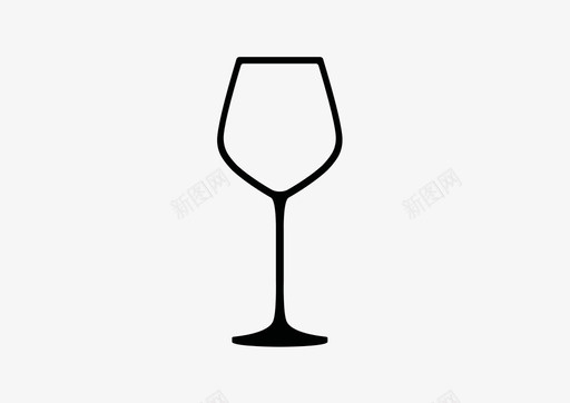 酒杯展示品物品图标svg_新图网 https://ixintu.com 展示品 物品 玻璃器皿 空杯子 酒杯 陶器 饮料