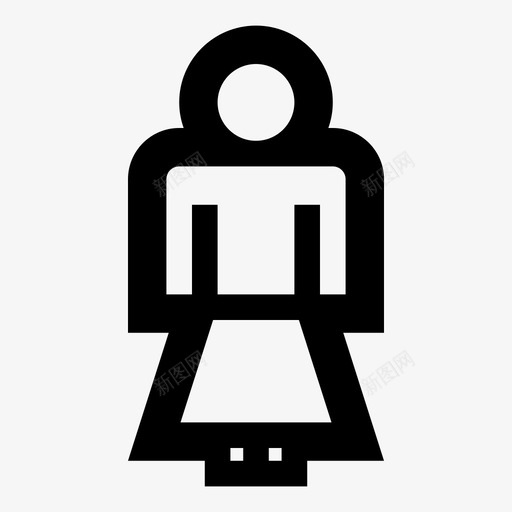 女人鞋子脉搏图标svg_新图网 https://ixintu.com 互联网 人 伤口 吃草 女人 女孩 徽章 脉搏 衣服 鞋子