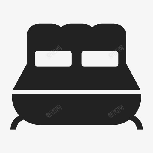 床展品物品图标svg_新图网 https://ixintu.com 家具 展品 床 材料 物品 睡眠 躺椅 酒店