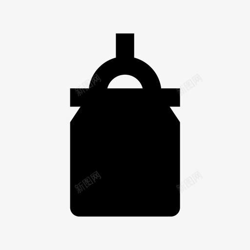 婴儿奶瓶食品和饮料材料标图标svg_新图网 https://ixintu.com 婴儿奶瓶 食品和饮料材料设计图标