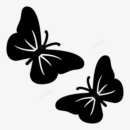 蝴蝶不自然图标svg_新图网 https://ixintu.com 不 出售 动物 大胆 持有 昆虫 自然 花园雕文3 蝴蝶 飞蛾 黄金