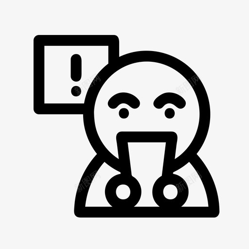 主播人物表演者图标svg_新图网 https://ixintu.com 主持人 主播 人物 广播 新闻源 紧急事件 表演者