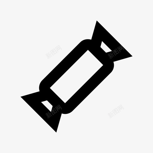 糖果圣诞和复活节材质线条图标svg_新图网 https://ixintu.com 圣诞和复活节材质线条图标 糖果