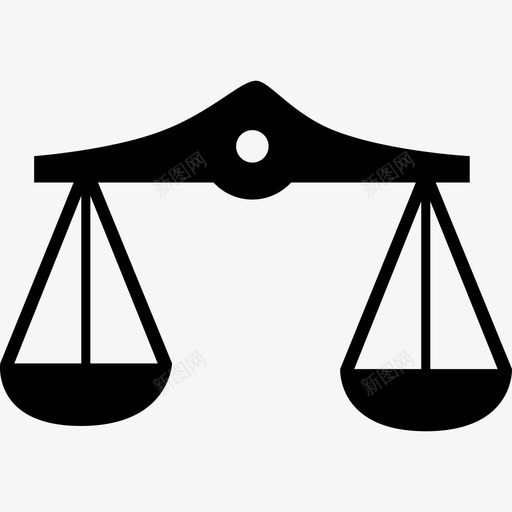 天秤座平衡刻度黄道带符号图标svg_新图网 https://ixintu.com 天秤座平衡刻度黄道带符号