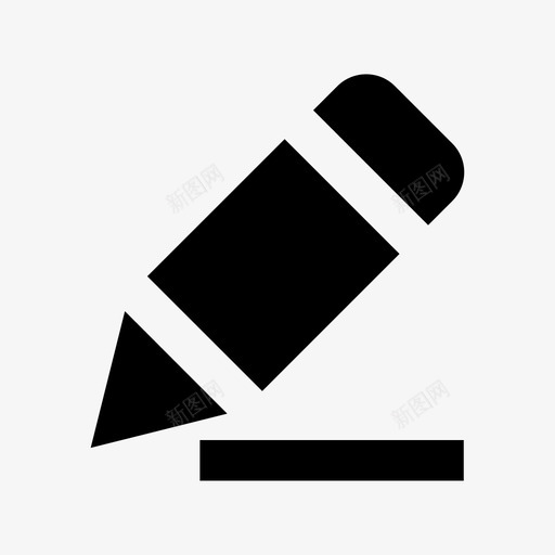 铅笔印刷和造型图标svg_新图网 https://ixintu.com 印刷和造型图标 设计 铅笔