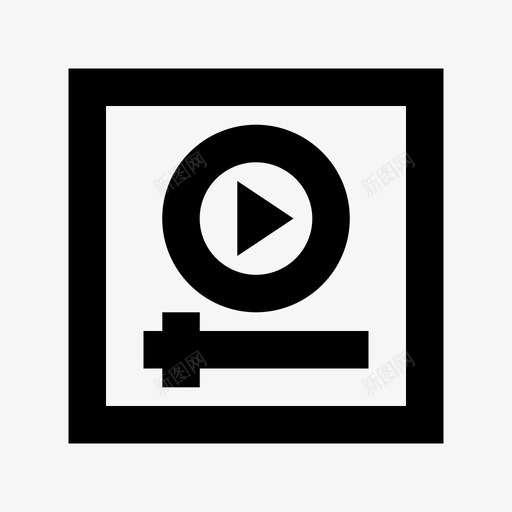 媒体播放器多媒体材料图标svg_新图网 https://ixintu.com 多媒体材料图标 媒体播放器