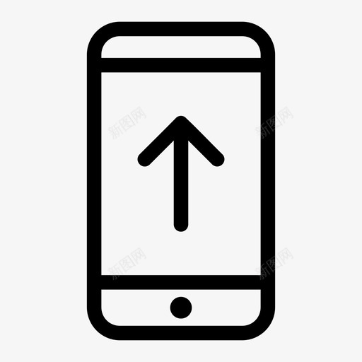 智能手机上传震动浪涌图标svg_新图网 https://ixintu.com 佳洁士 安卓 小工具 手机 智能手机上传 最新技术 浪涌 设备线 震动