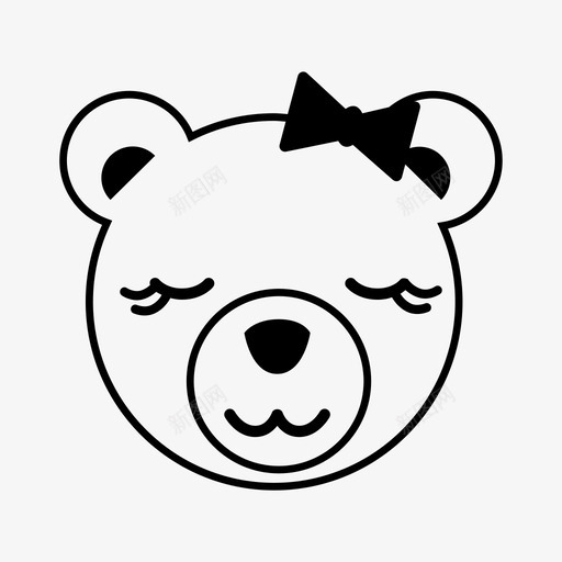 满足放松平和图标svg_新图网 https://ixintu.com 平和 快乐 情感 承载情感图标 放松 无忧无虑 满足 表情 闭上眼睛