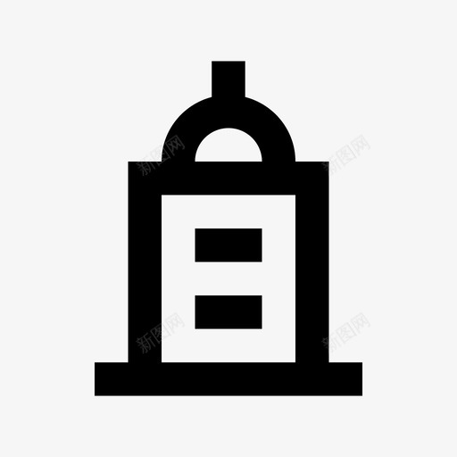 坟墓城市元料图标svg_新图网 https://ixintu.com 坟墓 城市元素材料图标