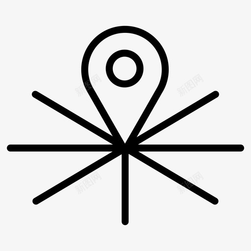 地点制作激活城市规划图标svg_新图网 https://ixintu.com 公共空间 地图布局 地点制作 城市规划 洛杉矶大道 激活 社区创建 社区建设 社区规划 社区设计