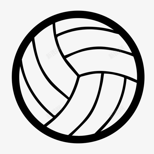 排球沙滩网图标svg_新图网 https://ixintu.com 回合 团队 打球 排球 沙滩 球 网 运动