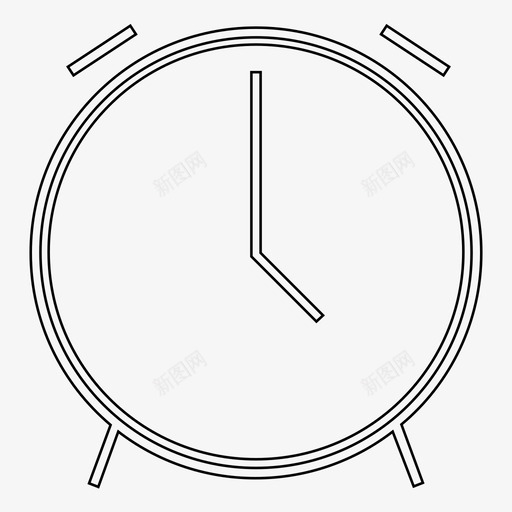 闹钟闹钟早上闹钟时间图标svg_新图网 https://ixintu.com 闹钟 闹钟早上闹钟时间
