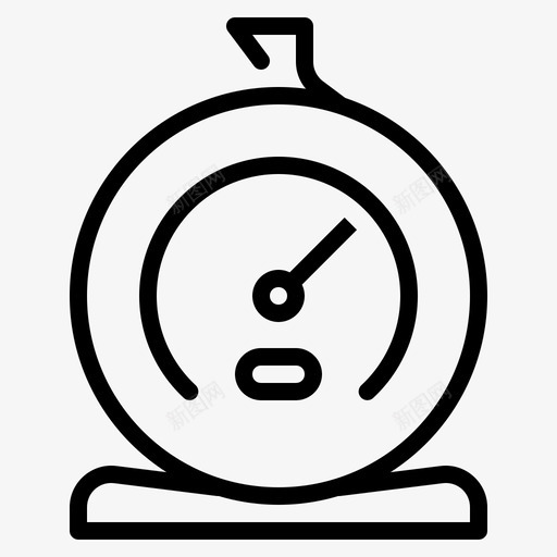 温度计器具支票图标svg_新图网 https://ixintu.com 厨房 厨房公用设施和器具 器具 图像 支票 测量 温度 温度计