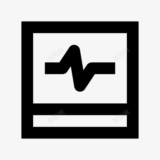 心电图机科技资料图标svg_新图网 https://ixintu.com 心电图机 科技资料图标