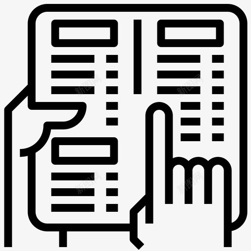 阅读菜单震颤涌动图标svg_新图网 https://ixintu.com 修剪 列表 吃草 商业情况 涌动 裂缝 选择 阅读菜单 震颤 食物
