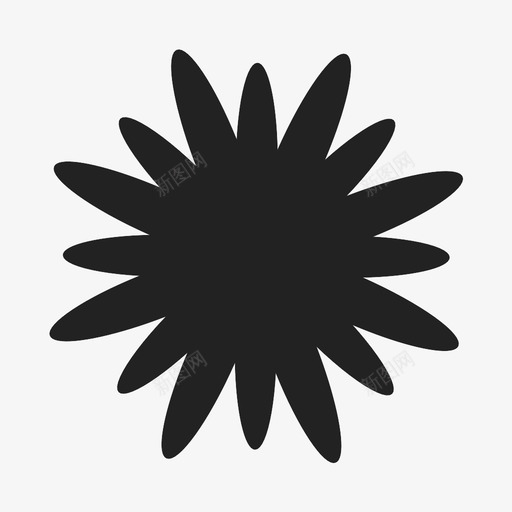 花儿浪涌溪流图标svg_新图网 https://ixintu.com 开花 智能手机 最新技术 浪涌 溪流 繁茂 花儿 跳动