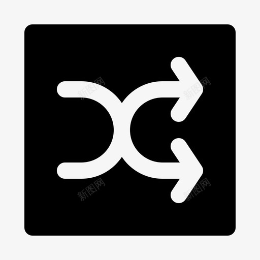 随机播放歌曲软件图标svg_新图网 https://ixintu.com web web应用程序 应用程序 按钮 更改 歌曲 界面 软件 选择 随机 随机播放