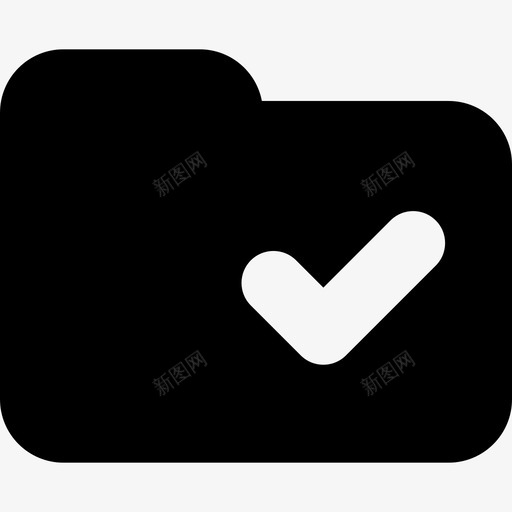 文件夹检查符号接口通用图标svg_新图网 https://ixintu.com 接口 文件夹检查符号 通用