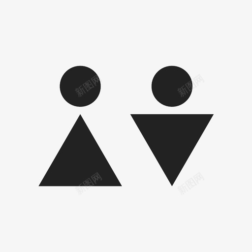卫生间标志卫生间标牌图标svg_新图网 https://ixintu.com 信息 卫生间 卫生间标志 指示 方向 标牌 男女 跟踪
