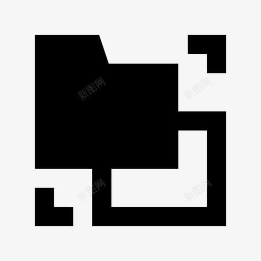 文件夹共享网络技术材料图标svg_新图网 https://ixintu.com 文件夹共享 网络技术材料图标