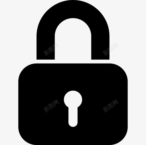 上锁的挂锁保安商务包图标svg_新图网 https://ixintu.com 上锁的挂锁 保安 商务包