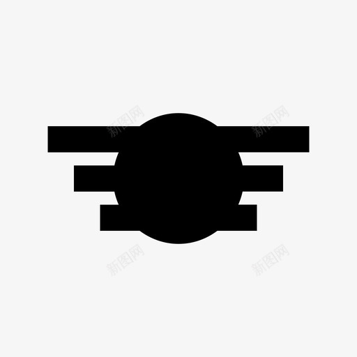 警徽犯罪和安全材料实体图标svg_新图网 https://ixintu.com 犯罪和安全材料实体图标 警徽