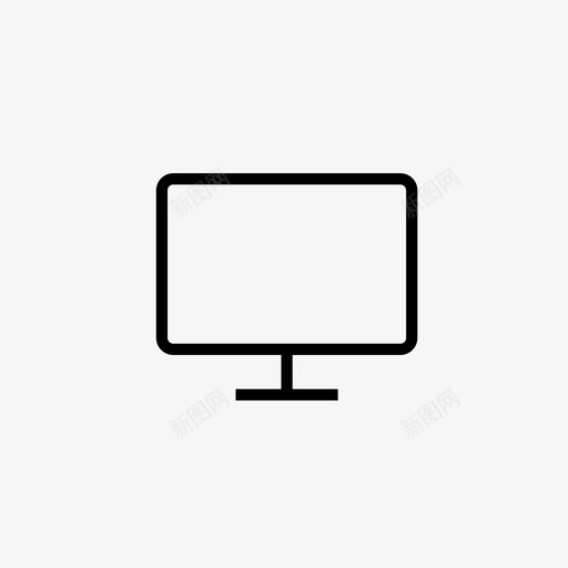 显示器计算机像素图标svg_新图网 https://ixintu.com 96x96像素完美瘦用户界面 像素 屏幕 应用程序接口48x48 显示器 电视 视频 计算机
