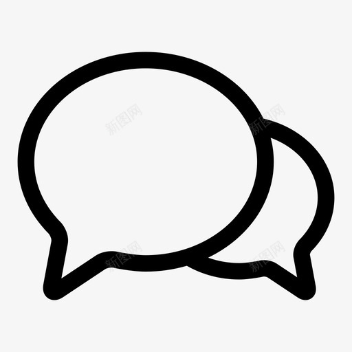 对话流智能手机图标svg_新图网 https://ixintu.com 字形用户界面2 对话 智能手机 气泡 流 浏览 浪涌 消息 聊天 脉冲 评论
