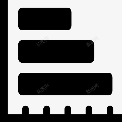商务水平条图形免费商务图标svg_新图网 https://ixintu.com 免费商务 商务水平条图形