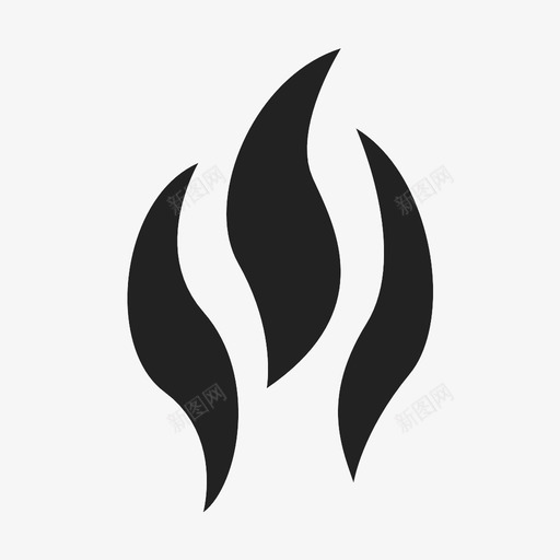 火橙光图标svg_新图网 https://ixintu.com 光 橙 温暖 火 火焰 点燃 热 燃烧