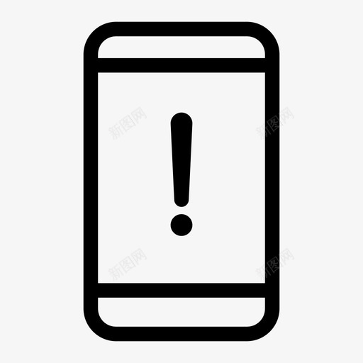移动电话警告悸动技术图标svg_新图网 https://ixintu.com crest 互联网 悸动 技术 智能手机 最新技术 流 移动电话 移动电话警告 触摸屏 通知