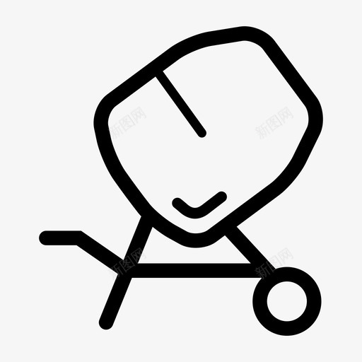 水泥搅拌机碗砖工图标svg_新图网 https://ixintu.com 动力 建筑 水泥搅拌机 液体 混凝土搅拌机 砖工 碗 重型