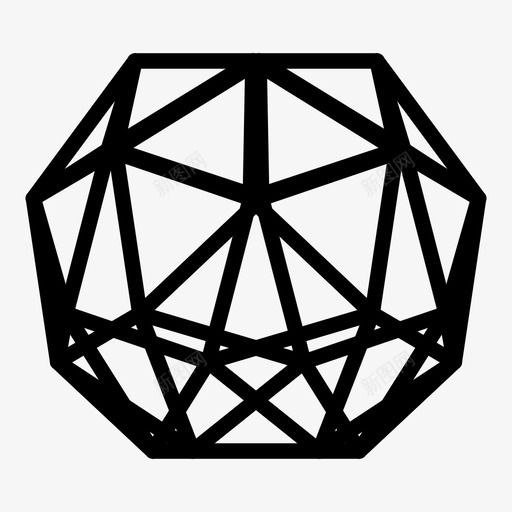romocube珠宝图标svg_新图网 https://ixintu.com 3d几何图形 3d图形 romocube romos 几何图形 图标 珠宝 立方体