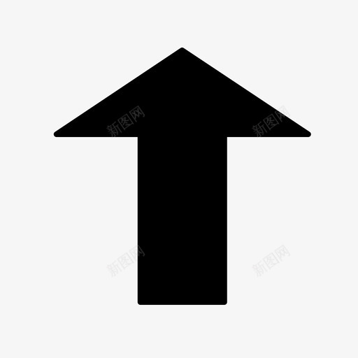 向上箭头指向前进图标svg_新图网 https://ixintu.com 前进 向上箭头 向前 向后 寻路 指向 方向 箭头