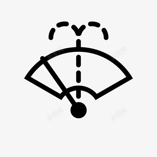 挡风玻璃清洗器雨刮器车辆图标svg_新图网 https://ixintu.com 仪表板 参见 挡风玻璃清洗器 污垢 清洁 车辆 雨刮器
