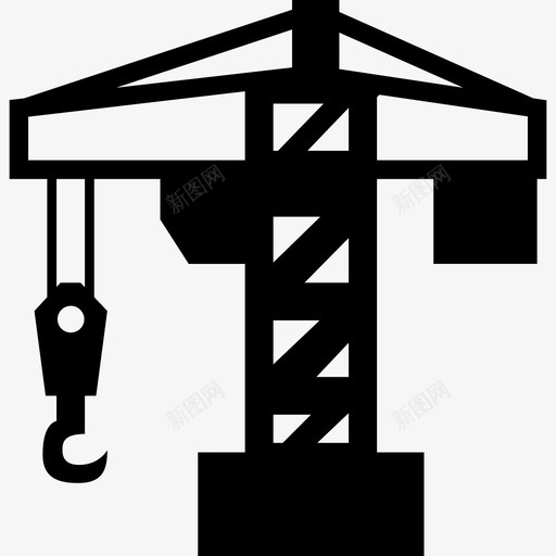 建筑起重机工具运输建筑贸易图标svg_新图网 https://ixintu.com 建筑贸易 建筑起重机工具 运输