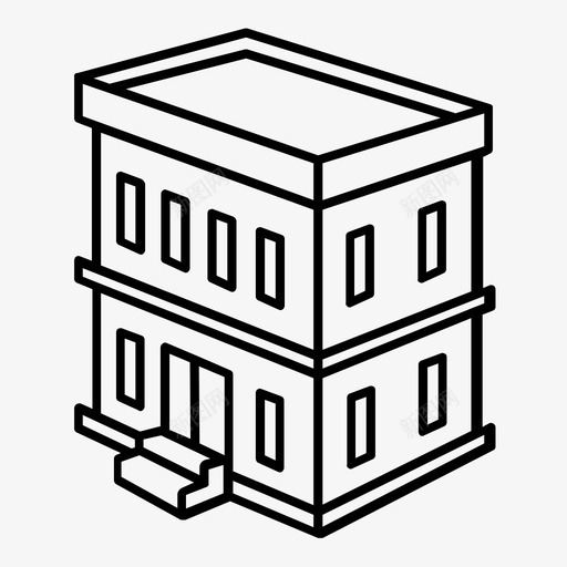 建筑悸动出租图标svg_新图网 https://ixintu.com 3d建筑轮廓 互联网 公寓 出租 商业 建筑 悸动 振荡 无线 爆发 通用 部门