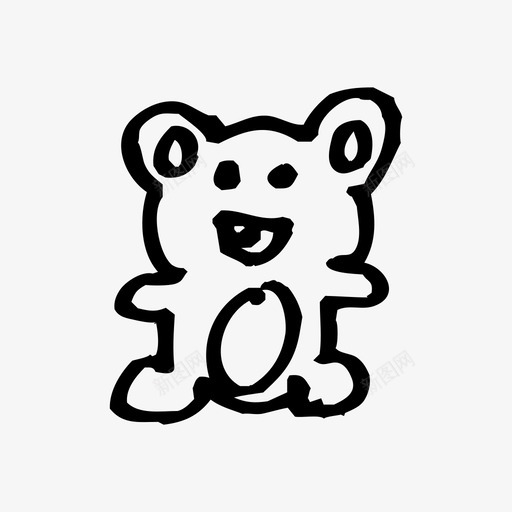 泰迪熊毛绒娃娃婴儿依偎图标svg_新图网 https://ixintu.com 儿童 儿童动画图标 婴儿依偎 毛绒娃娃 毛绒玩具 毛绒绒 泰迪熊 玩具 软玩具