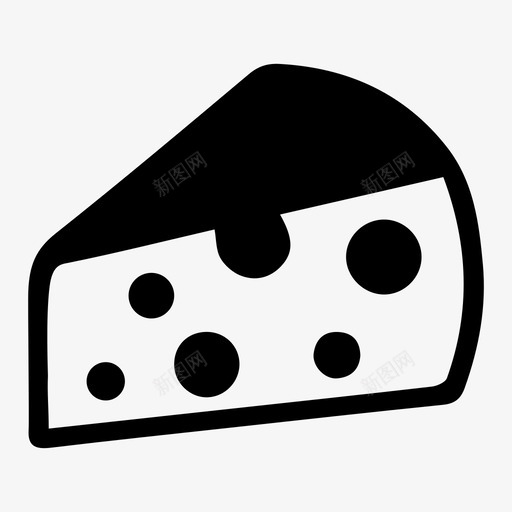 奶酪美食偶像图标svg_新图网 https://ixintu.com 奶酪 美食偶像