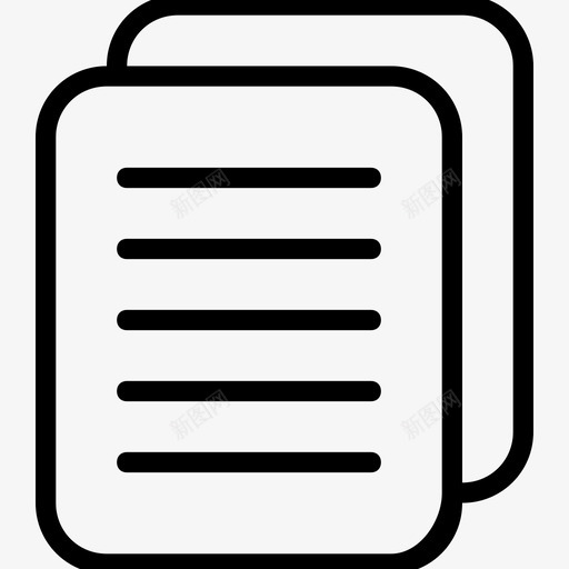 文档文件表格图标svg_新图网 https://ixintu.com 基本图标 文书 文件 文档 材料 法律 纸张 表格