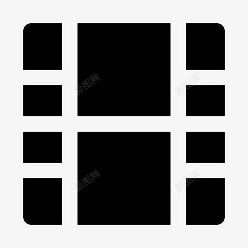 电影胶片网络应用图标svg_新图网 https://ixintu.com 电影胶片 网络应用