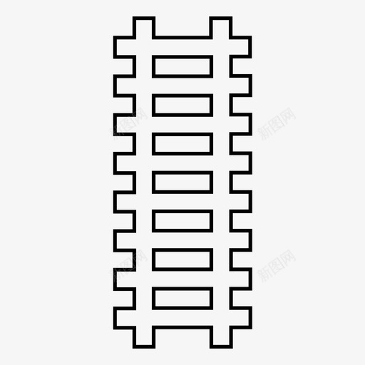铁轨跳动波峰图标svg_新图网 https://ixintu.com 波峰 溪流 潮汐 爆发 跳动 运输 铁路 铁轨