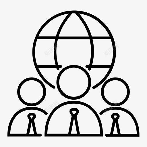 全球化跨国团结图标svg_新图网 https://ixintu.com 全球化 公司 共同 商业 团结 国际 投资者 贸易 跨国