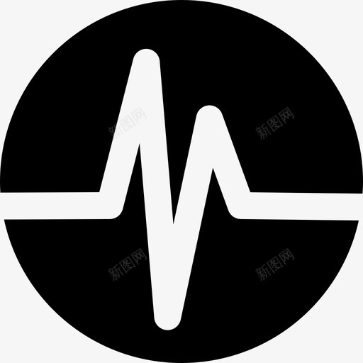 心脏跳动的生命线医学牙医图标svg_新图网 https://ixintu.com 医学 心脏跳动的生命线 牙医