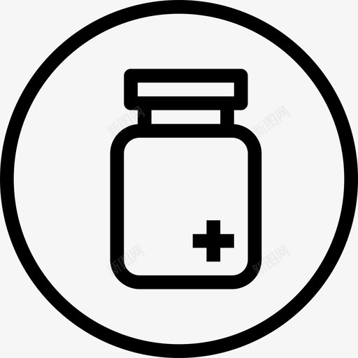 药品用户需要圆线图标svg_新图网 https://ixintu.com 用户需要圆线 药品