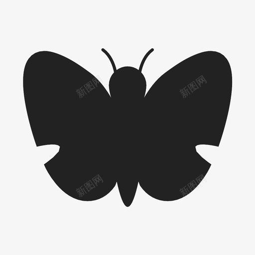 蝴蝶昆虫鳞翅目图标svg_新图网 https://ixintu.com 昆虫 美丽 翅膀 蝴蝶 飞蛾 飞过 鳞翅目