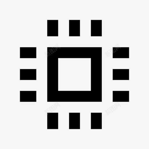 处理器芯片数据存储服务器和传输材料图标svg_新图网 https://ixintu.com 处理器芯片 数据存储 服务器和传输材料图标