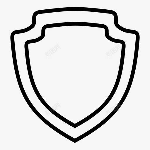 盾牌盔甲盾徽图标svg_新图网 https://ixintu.com 安保 安全 盔甲 盾徽 盾牌 设计 镶嵌 防护