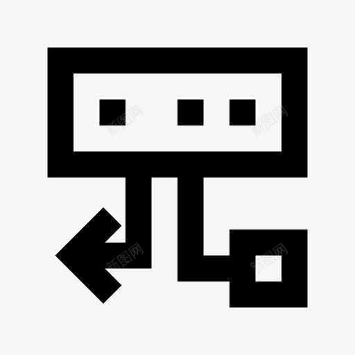 网络服务器网络技术材料图标svg_新图网 https://ixintu.com 网络技术材料图标 网络服务器