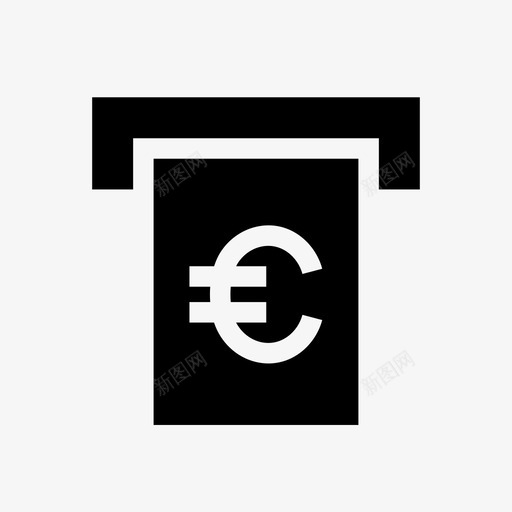 atm取款安全图标svg_新图网 https://ixintu.com atm atm机 公共标志 取款 安全 密码 机器 欧元 货币 银行